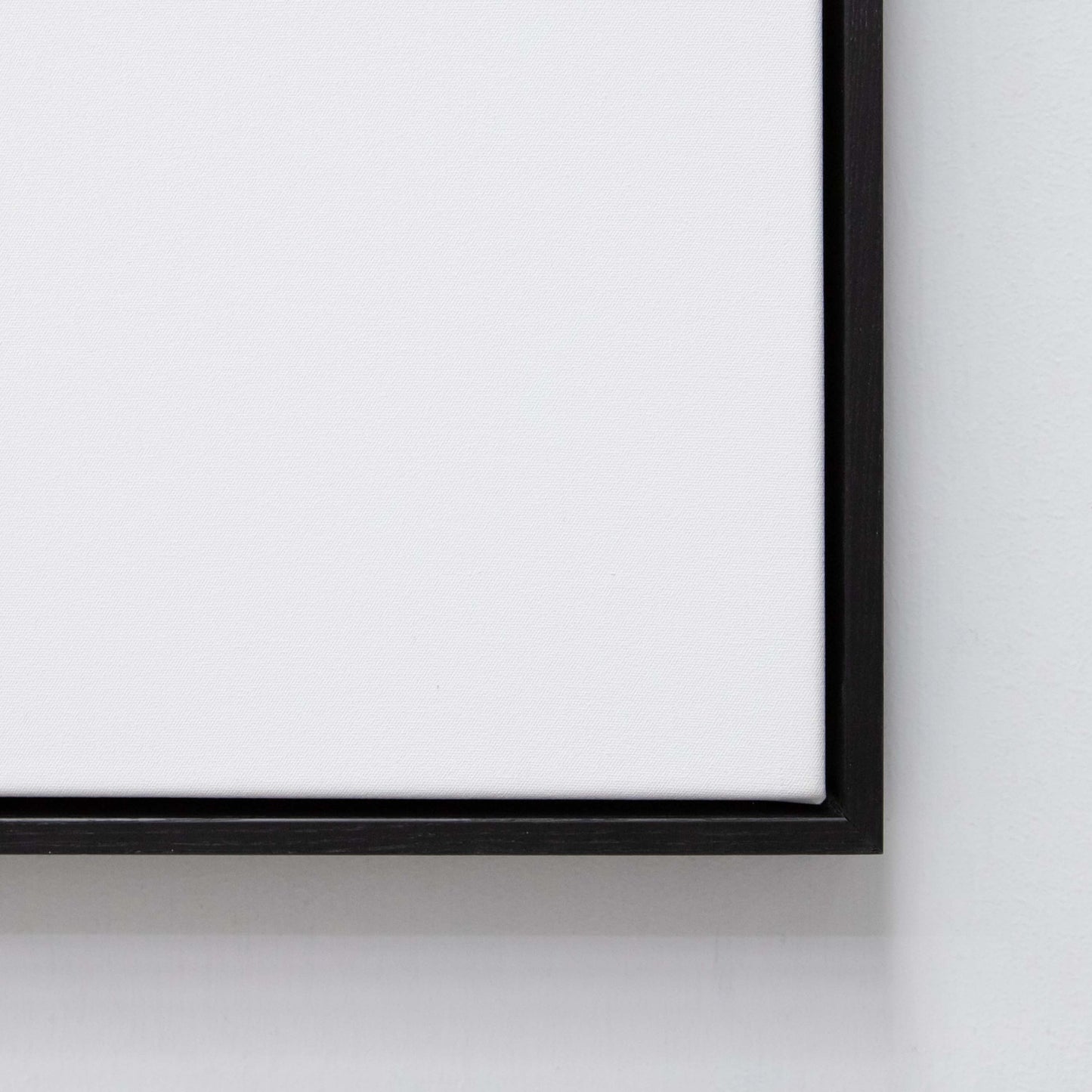 Premium Frame - Black - White Canvas