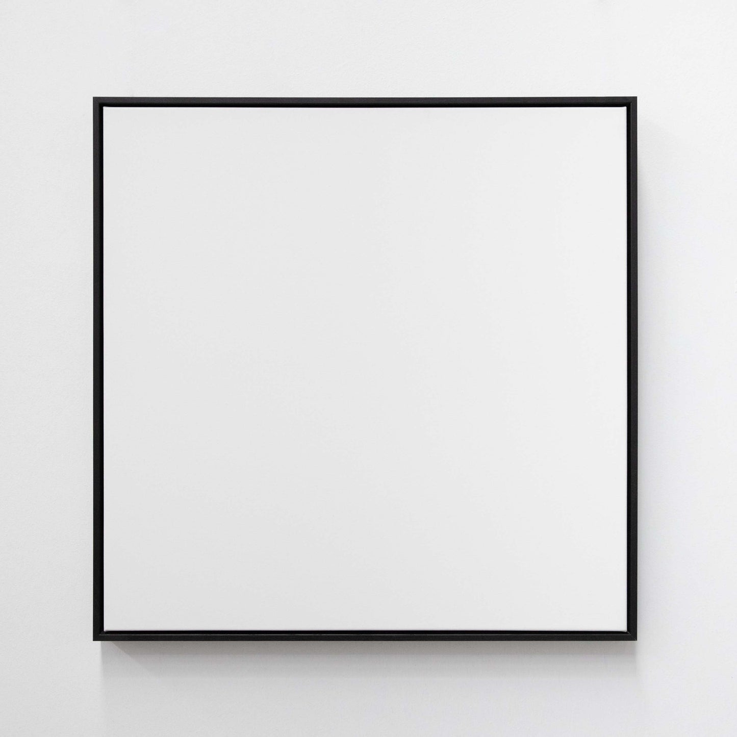Premium Frame - Black - White Canvas