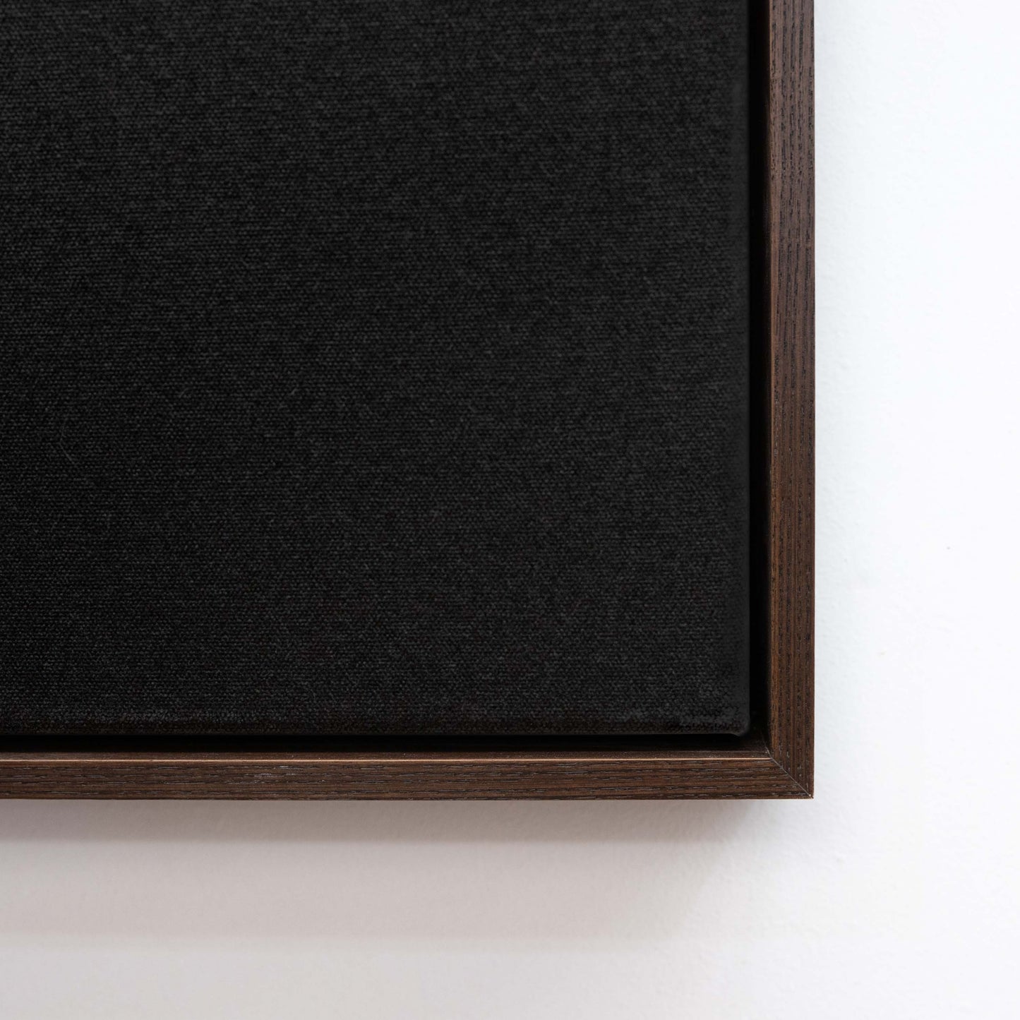 Premium Frame - Walnut - Black Canvas