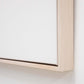 Artists stretched canvas with float frames: Whitewash